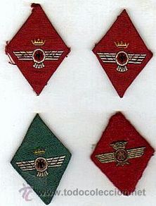 Military Antiques: LOTE 4 ROMBOS ESCUELA CENTRAL DE AUTOMOVILISMO - AÑOS 50/60